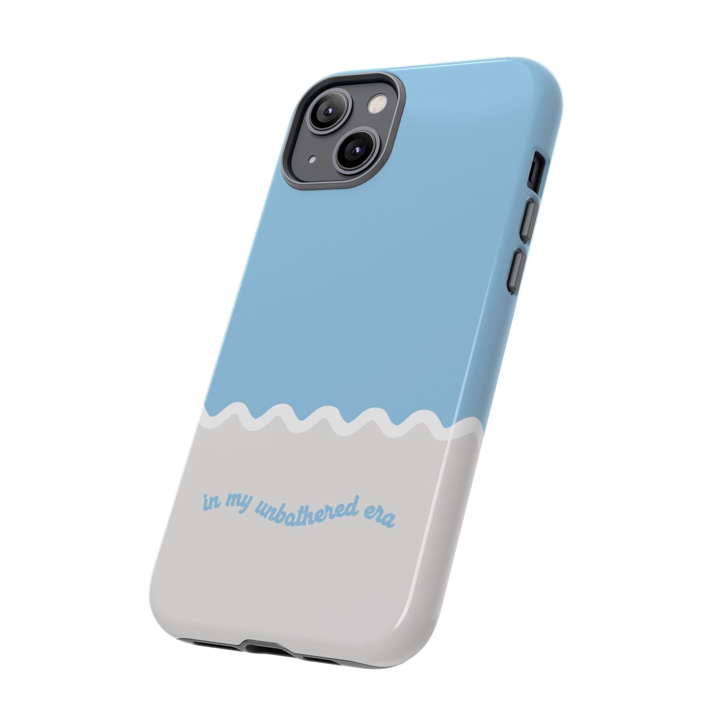 In My Unbothered Era iPhone Case (Blue)