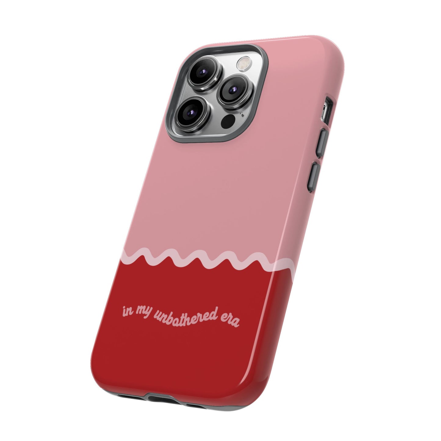 In My Unbothered Era iPhone Case (Pink)