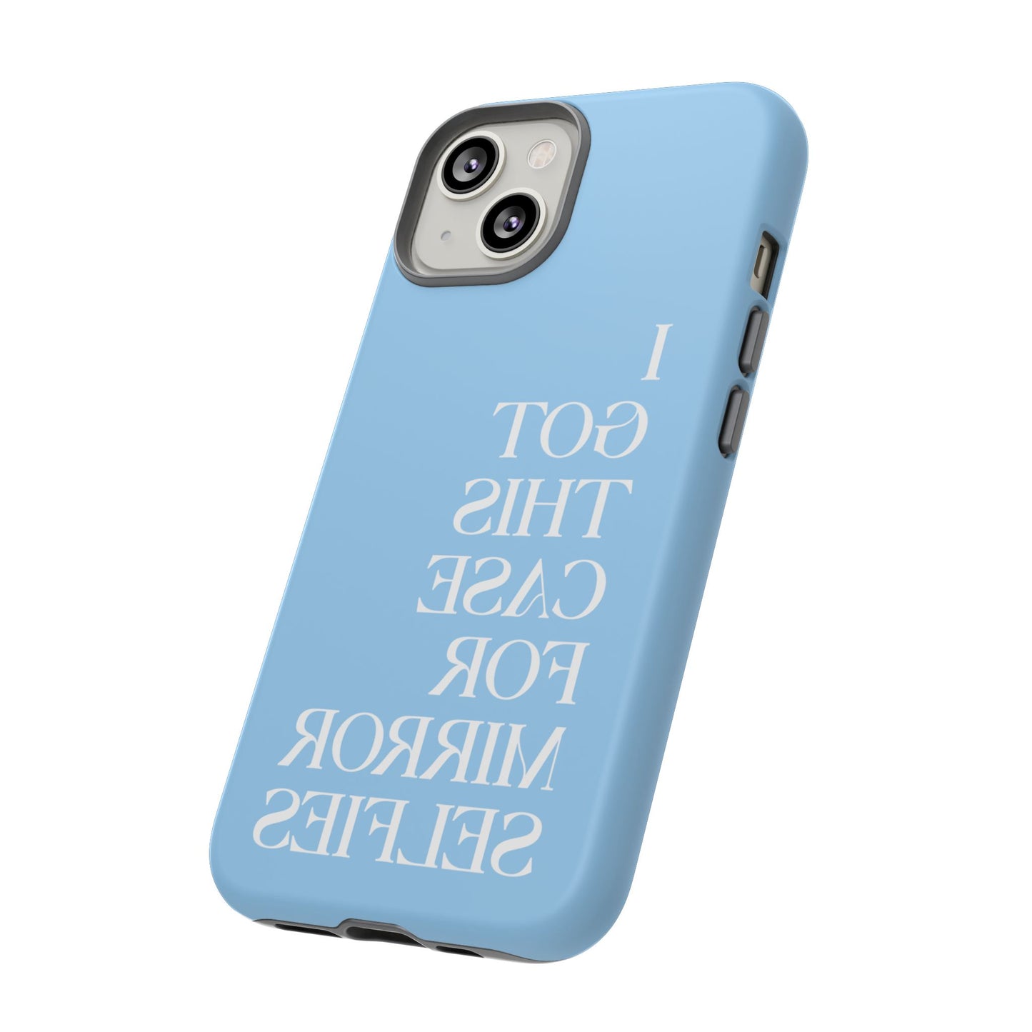 Selfie Queen iPhone Cover (Blue)