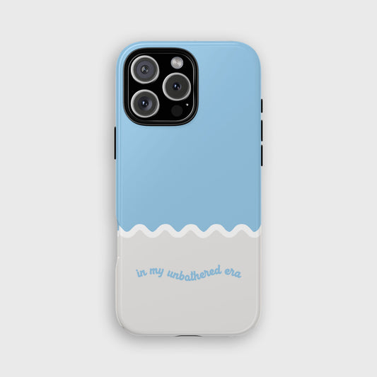 In My Unbothered Era iPhone Case (Blue)