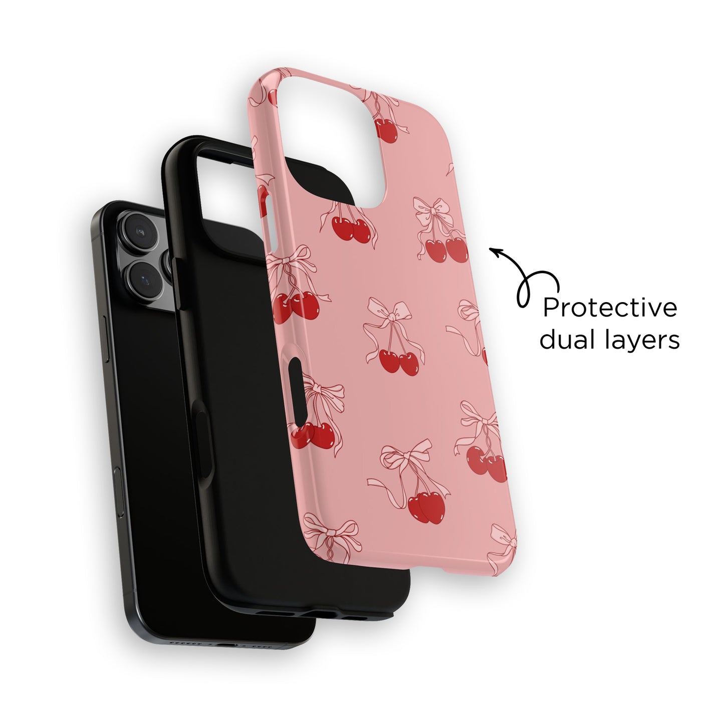 Cherries & Bows iPhone Case