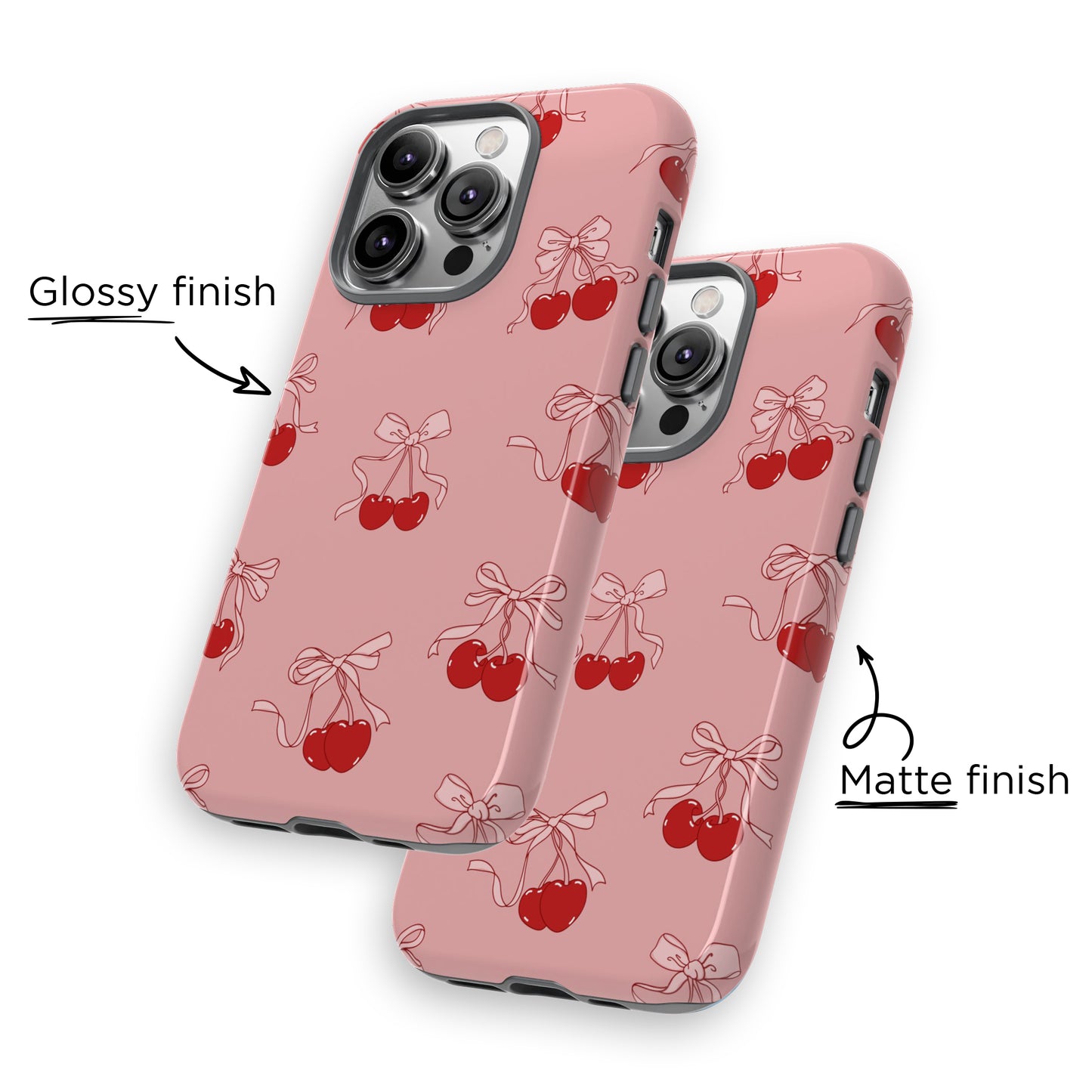 Cherries & Bows iPhone Case