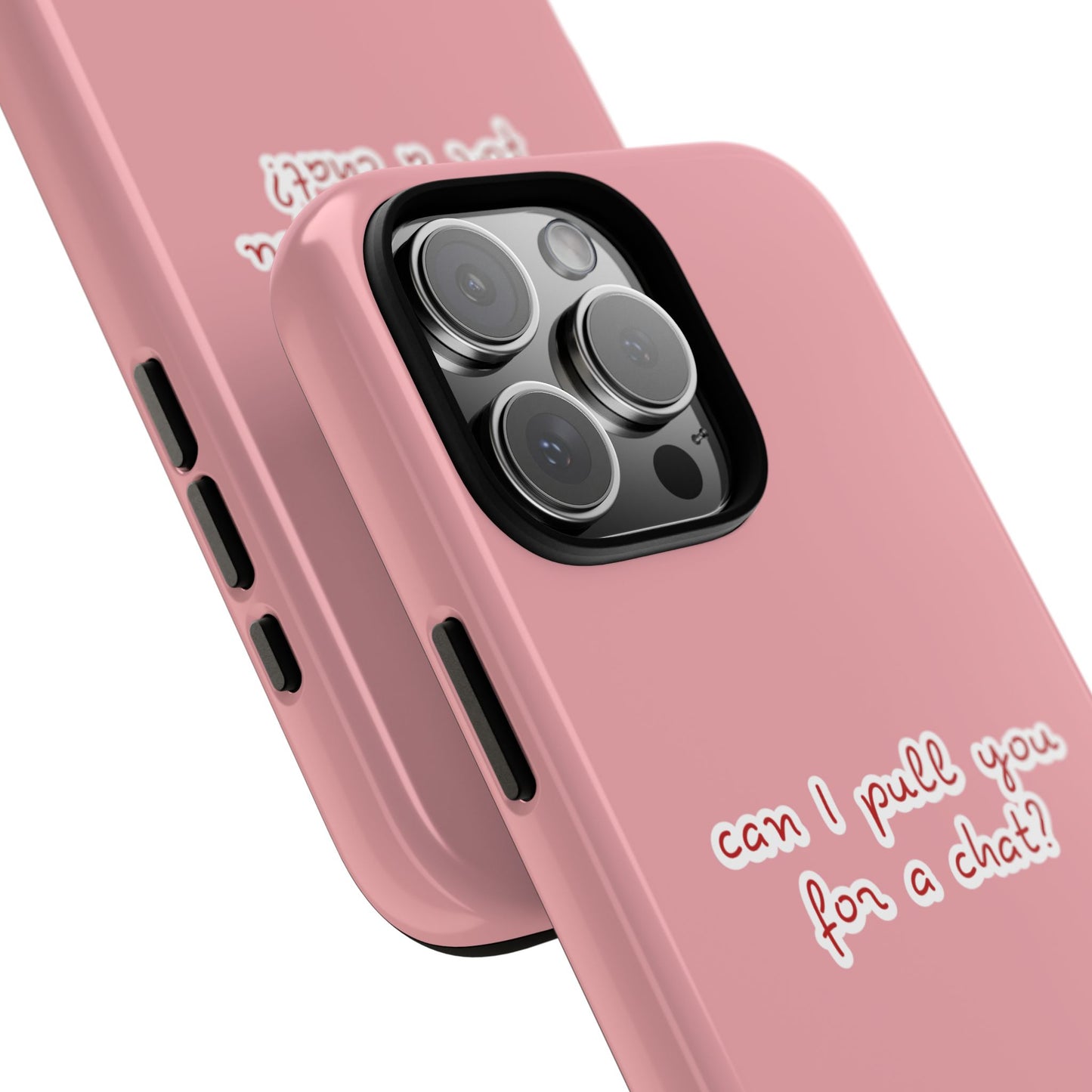 Can I Pull You For A Chat? (Pink) Love Island iPhone Case