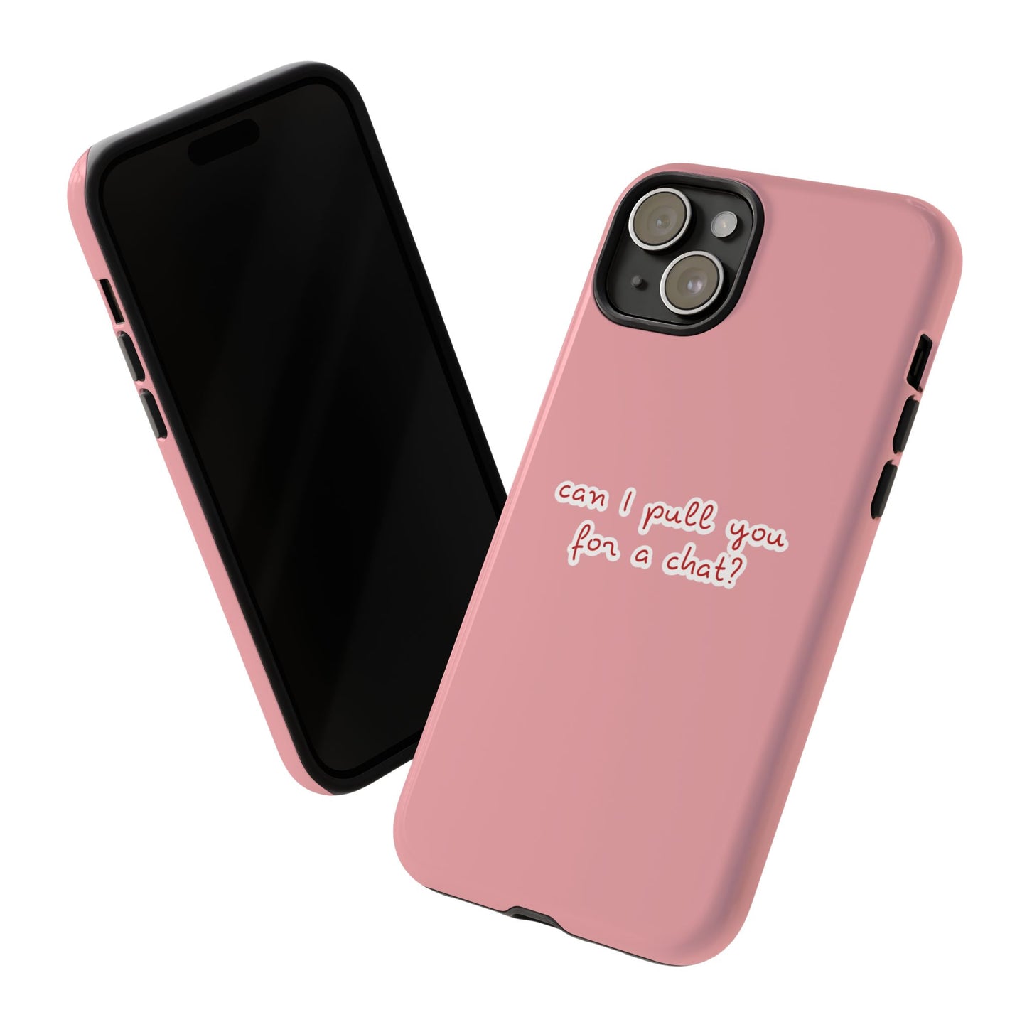 Can I Pull You For A Chat? (Pink) Love Island iPhone Case