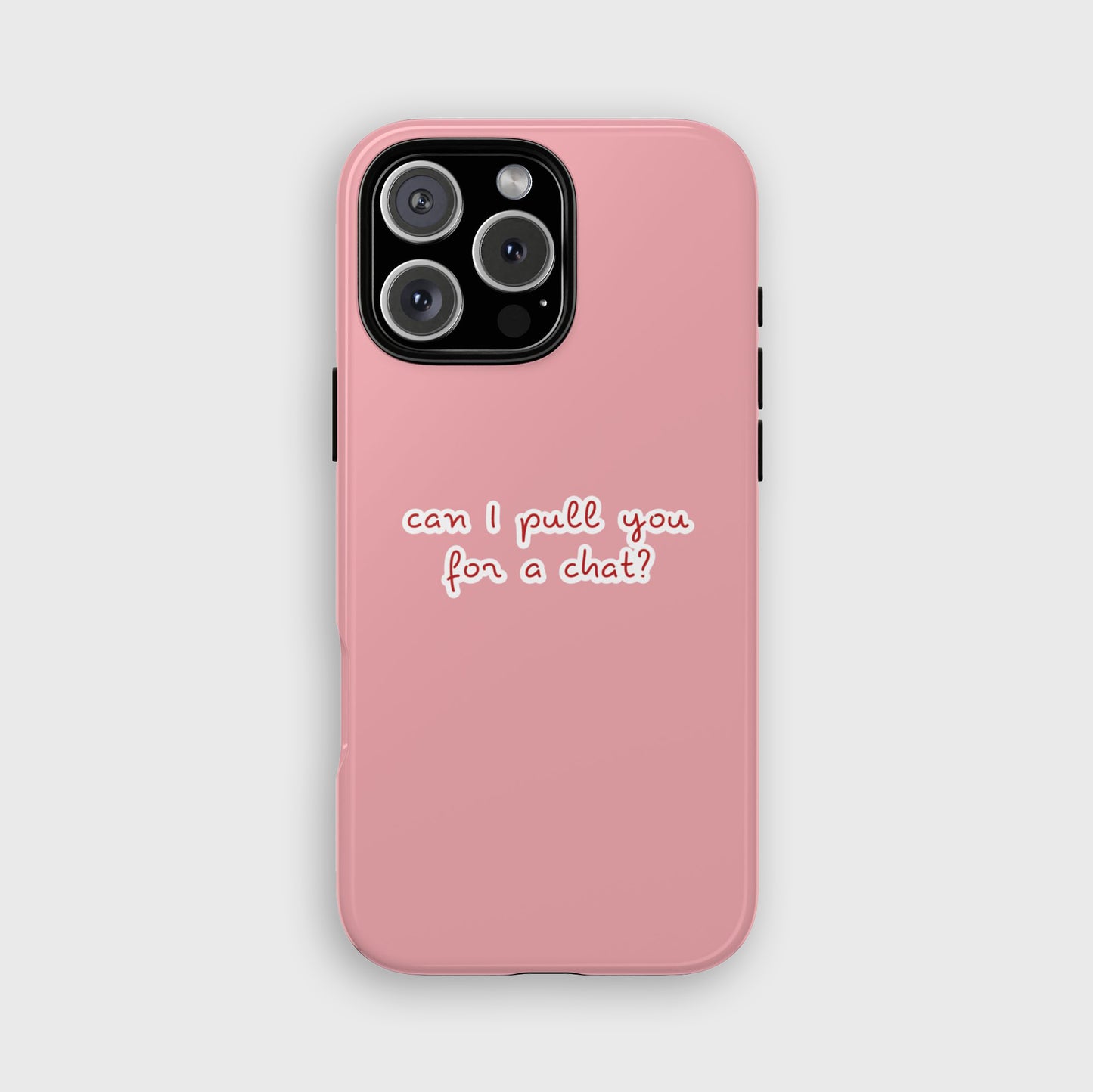 Can I Pull You For A Chat? (Pink) Love Island iPhone Case