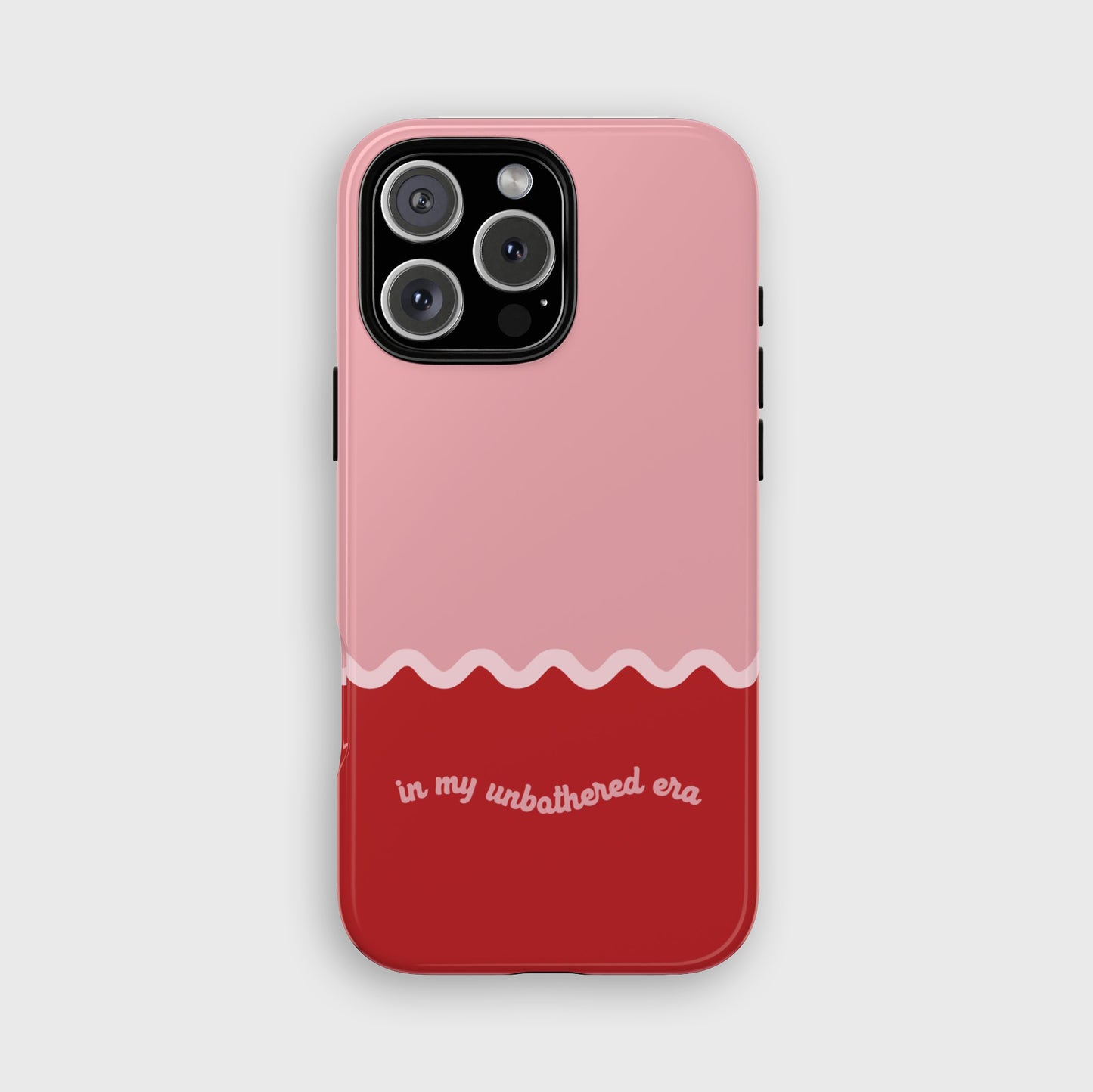 In My Unbothered Era iPhone Case (Pink)