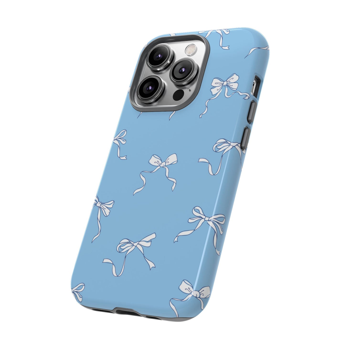 Coquette Bows iPhone Case (Blue)